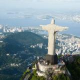 Aerial view of Corcovado, Rio de Janeiro,Brazil